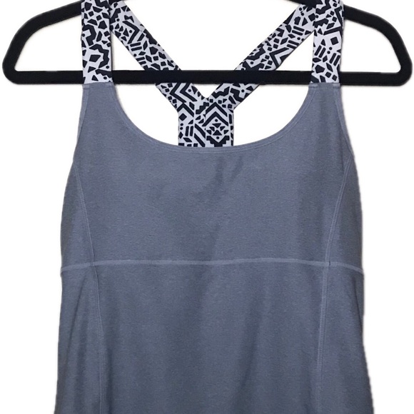 Mondetta Tops - Mondetta Sz Large athletic tank built in bra grey